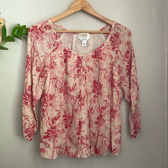 Talbots Tops - Talbots Silk Blouse